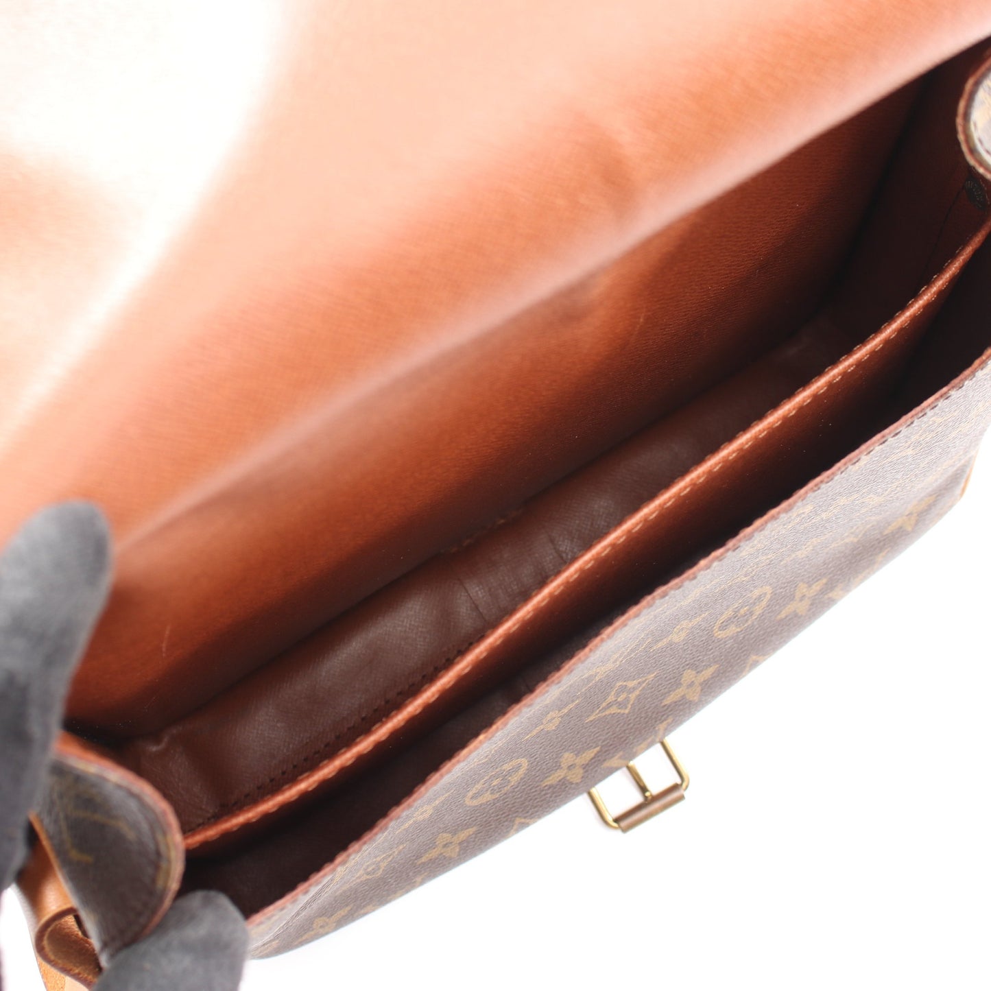 カルトシエールGM モノグラム ショルダーバッグ PVC レザー ブラウン ルイヴィトン バッグ LOUIS VUITTON