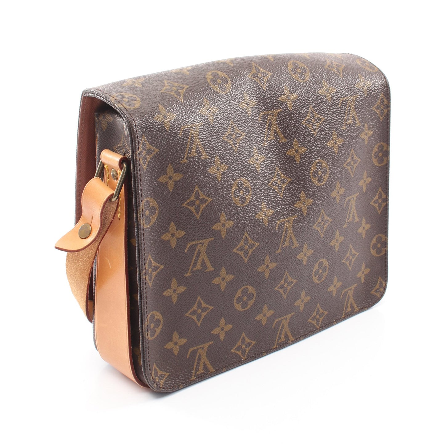 カルトシエールGM モノグラム ショルダーバッグ PVC レザー ブラウン ルイヴィトン バッグ LOUIS VUITTON