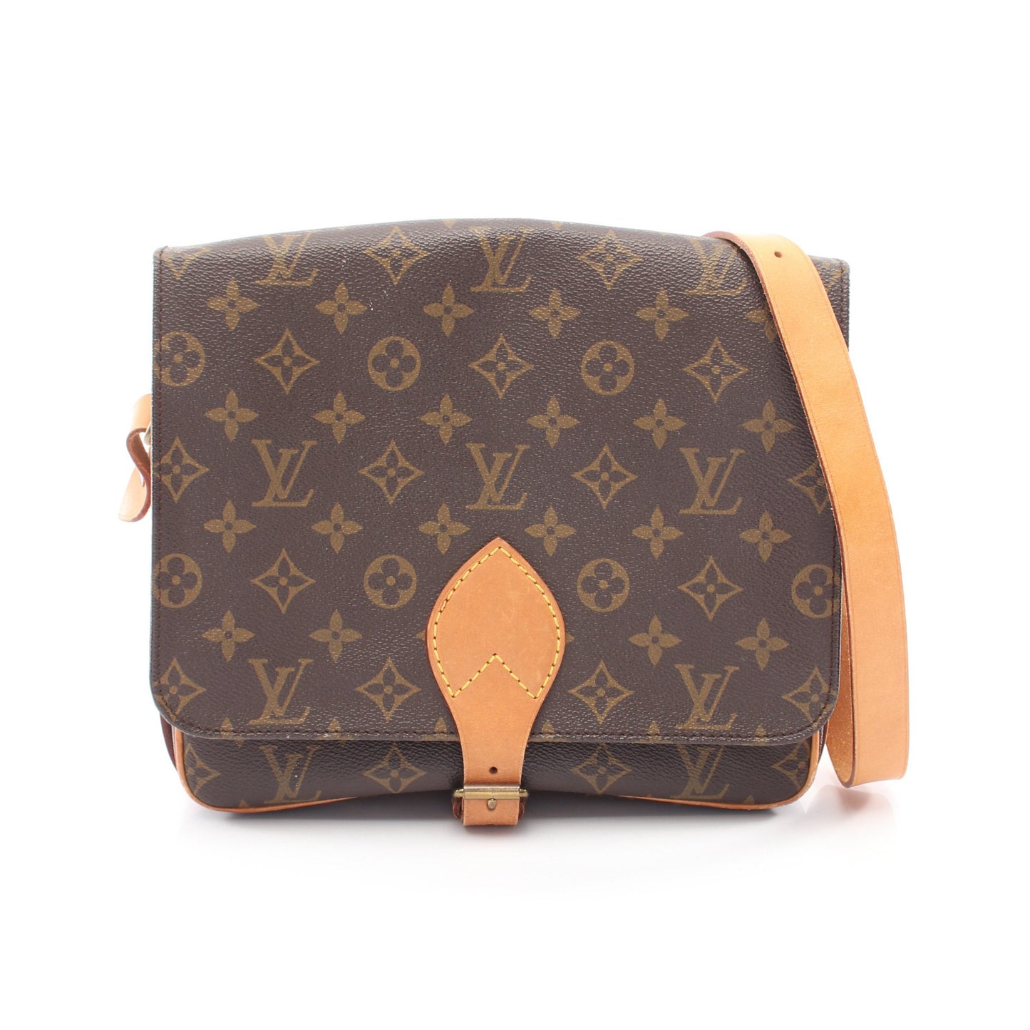 カルトシエールGM モノグラム ショルダーバッグ PVC レザー ブラウン ルイヴィトン バッグ LOUIS VUITTON