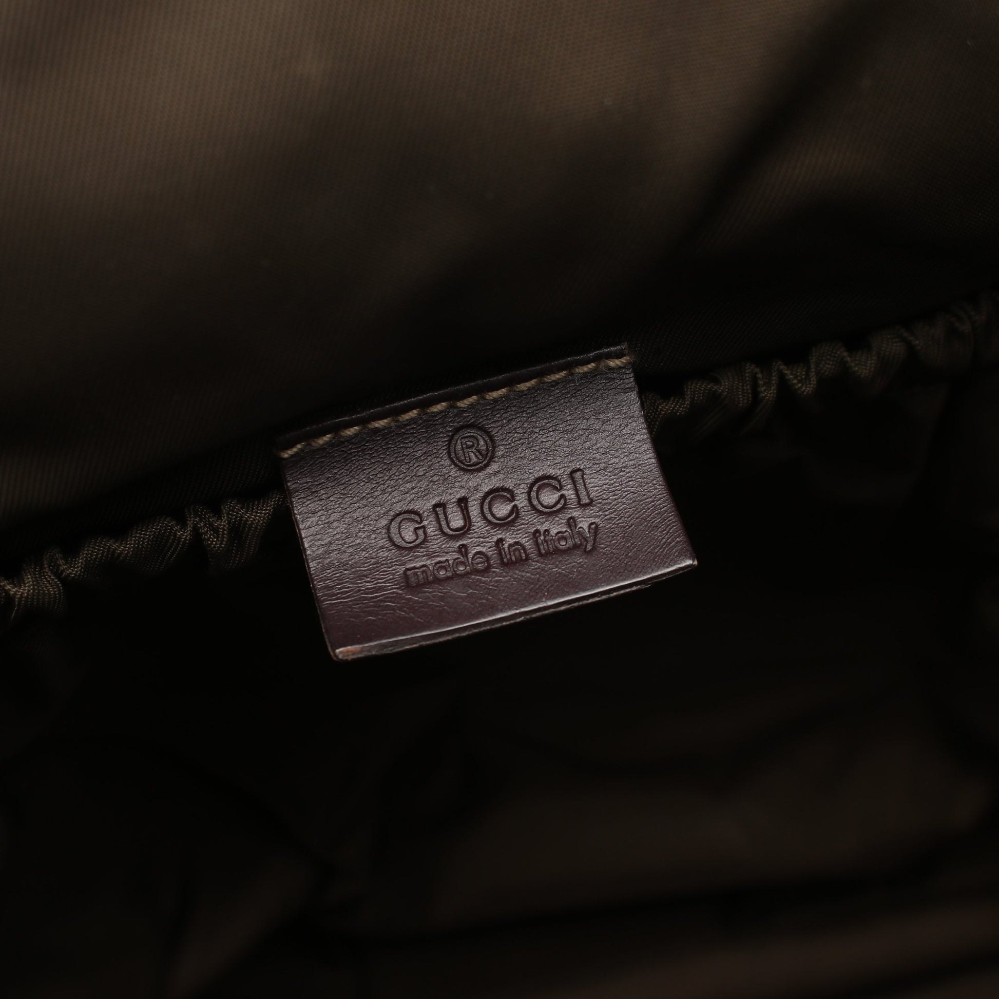 GGスプリーム ショルダーバッグ PVC レザー ベージュ グッチ バッグ GUCCI