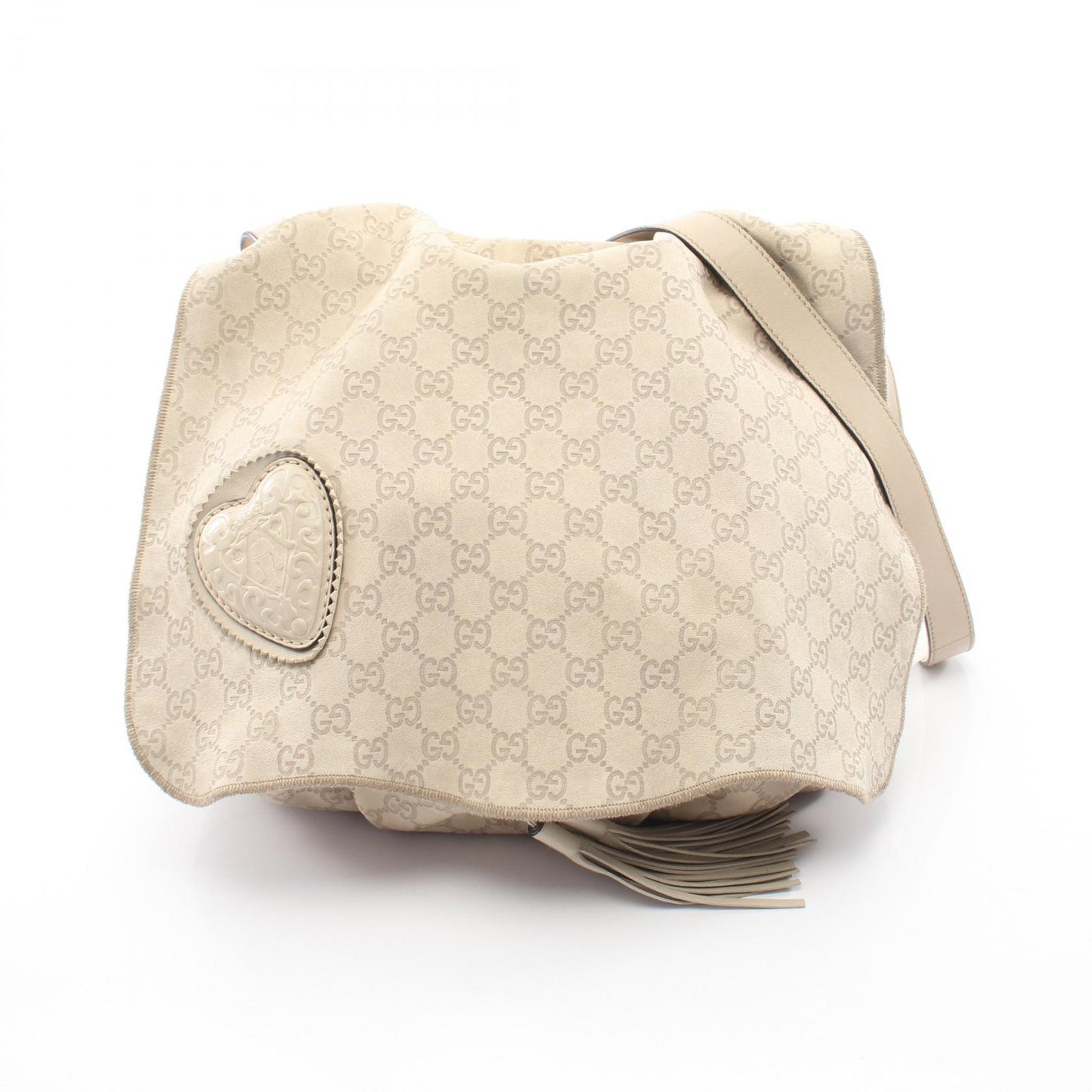 グッチシマ ショルダーバッグ レザー アイボリー グッチ バッグ GUCCI