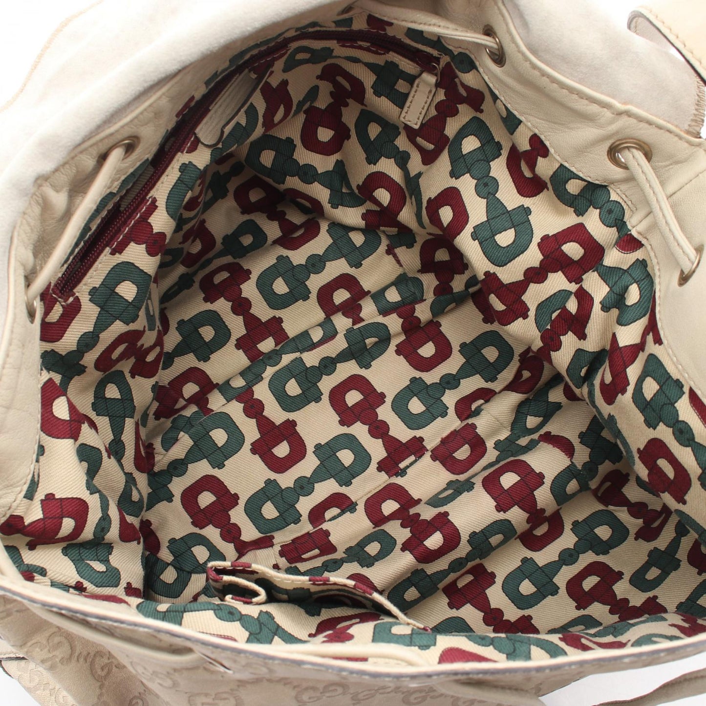 グッチシマ ショルダーバッグ レザー アイボリー グッチ バッグ GUCCI