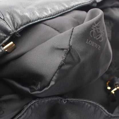 アナグラム ショルダーバッグ レザー ブラック ロエベ バッグ LOEWE