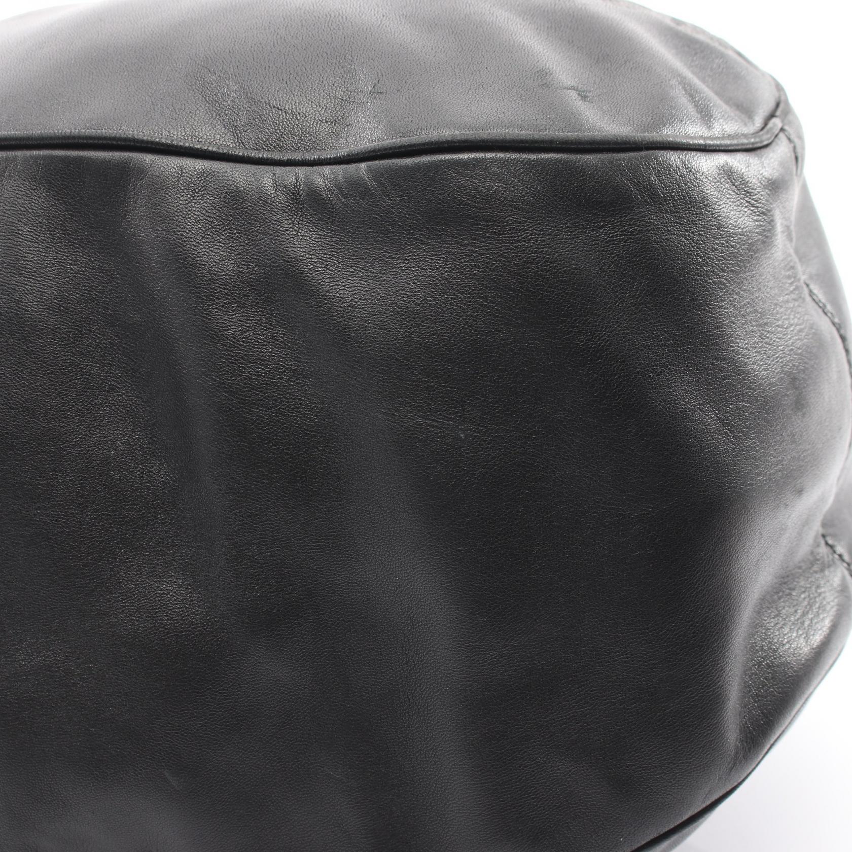 アナグラム ショルダーバッグ レザー ブラック ロエベ バッグ LOEWE