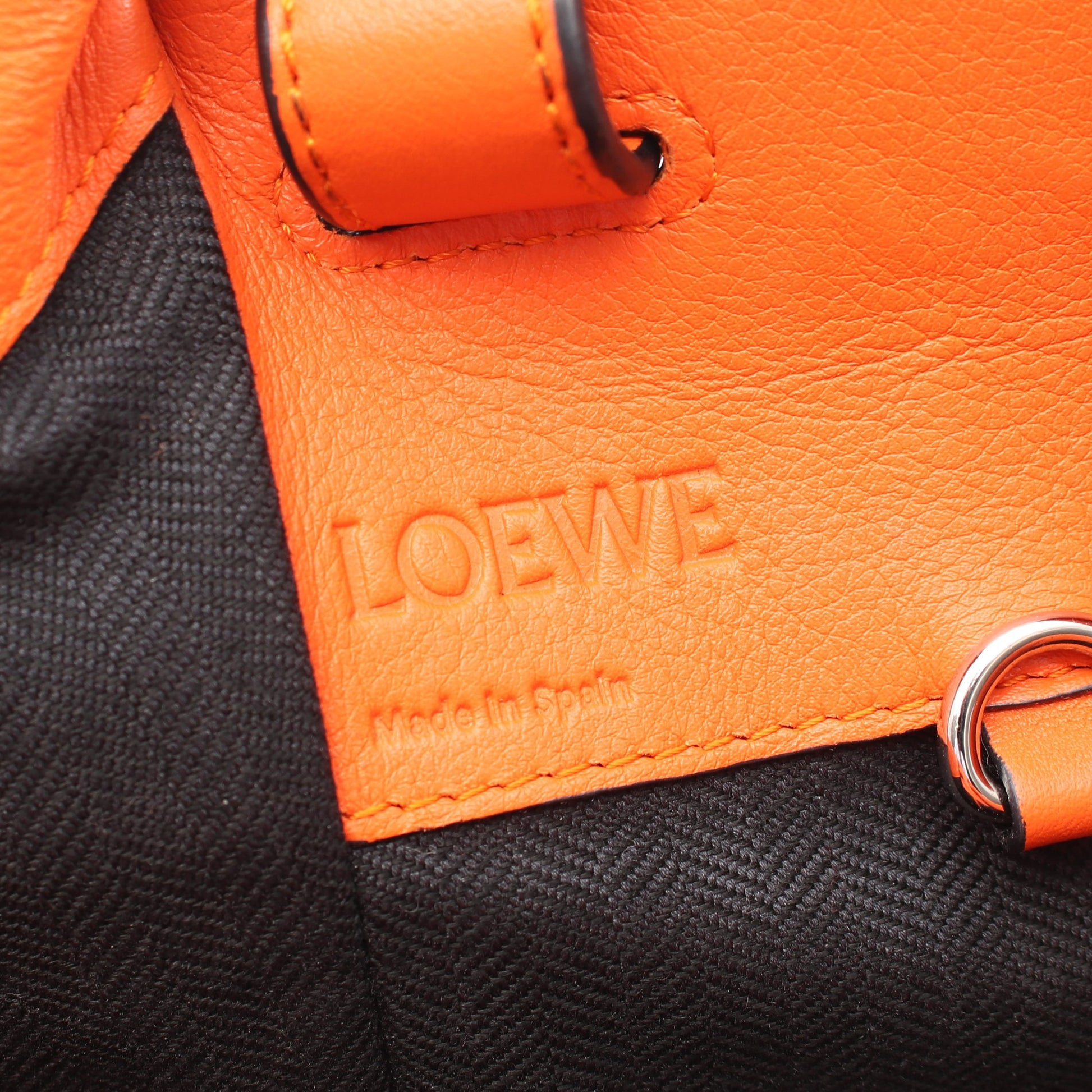 HAMMOCK SMALL ハンモック スモール 2WAY ハンドバッグ レザー オレンジ ロエベ バッグ LOEWE