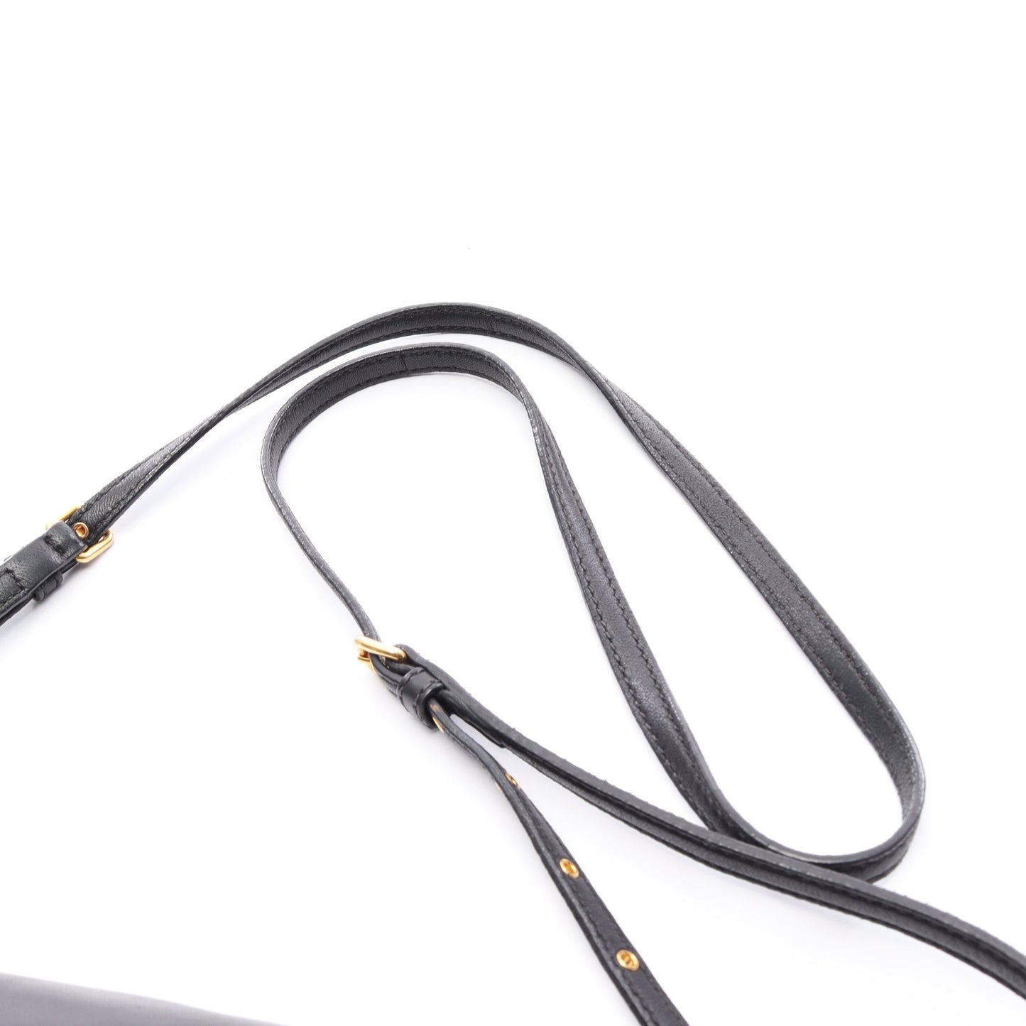 MATELASSE マテラッセ ショルダーバッグ レザー ブラック ミュウミュウ バッグ miu miu