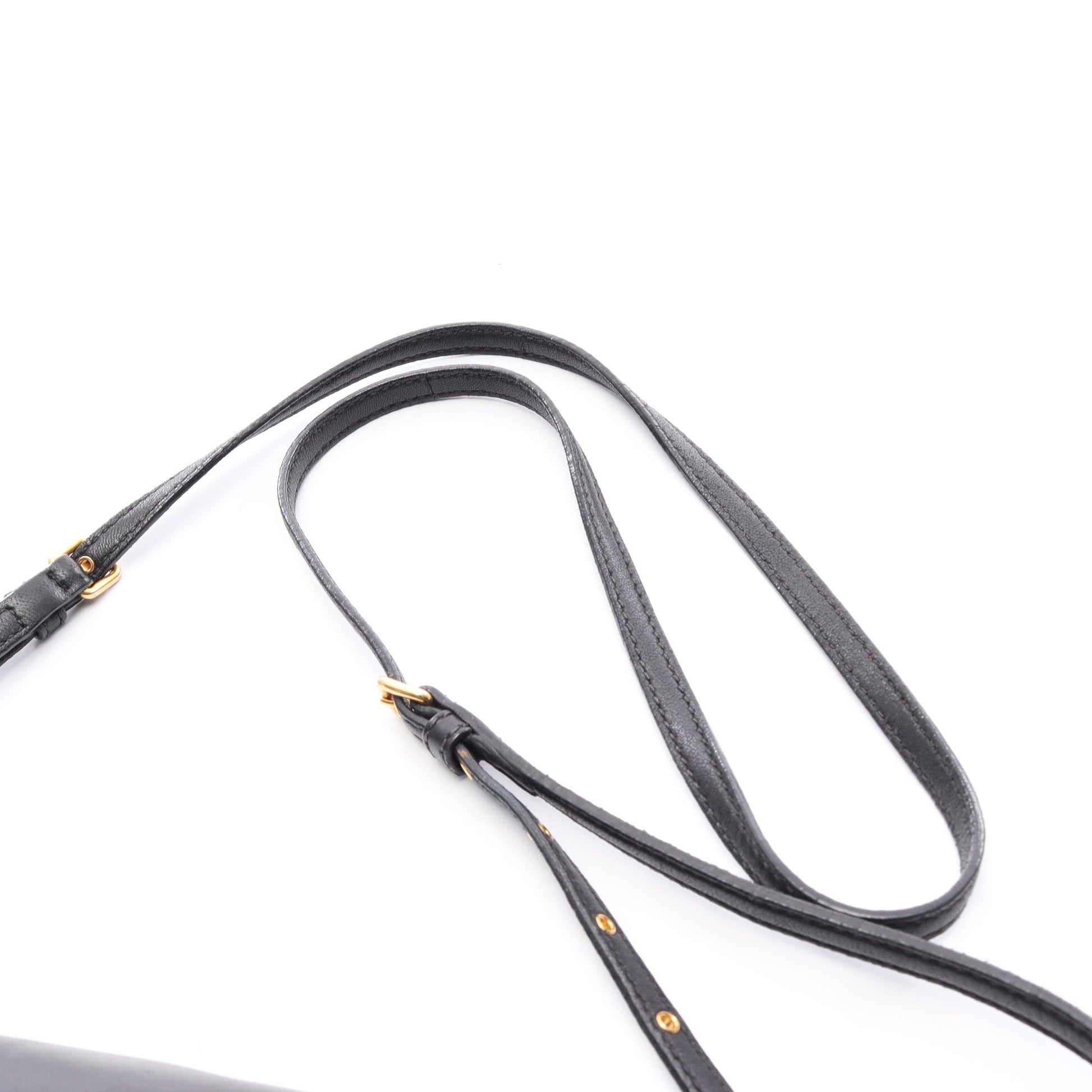 MATELASSE マテラッセ ショルダーバッグ レザー ブラック ミュウミュウ バッグ miu miu