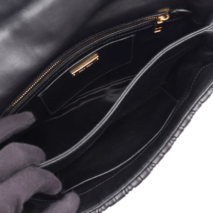 MATELASSE マテラッセ ショルダーバッグ レザー ブラック ミュウミュウ バッグ miu miu