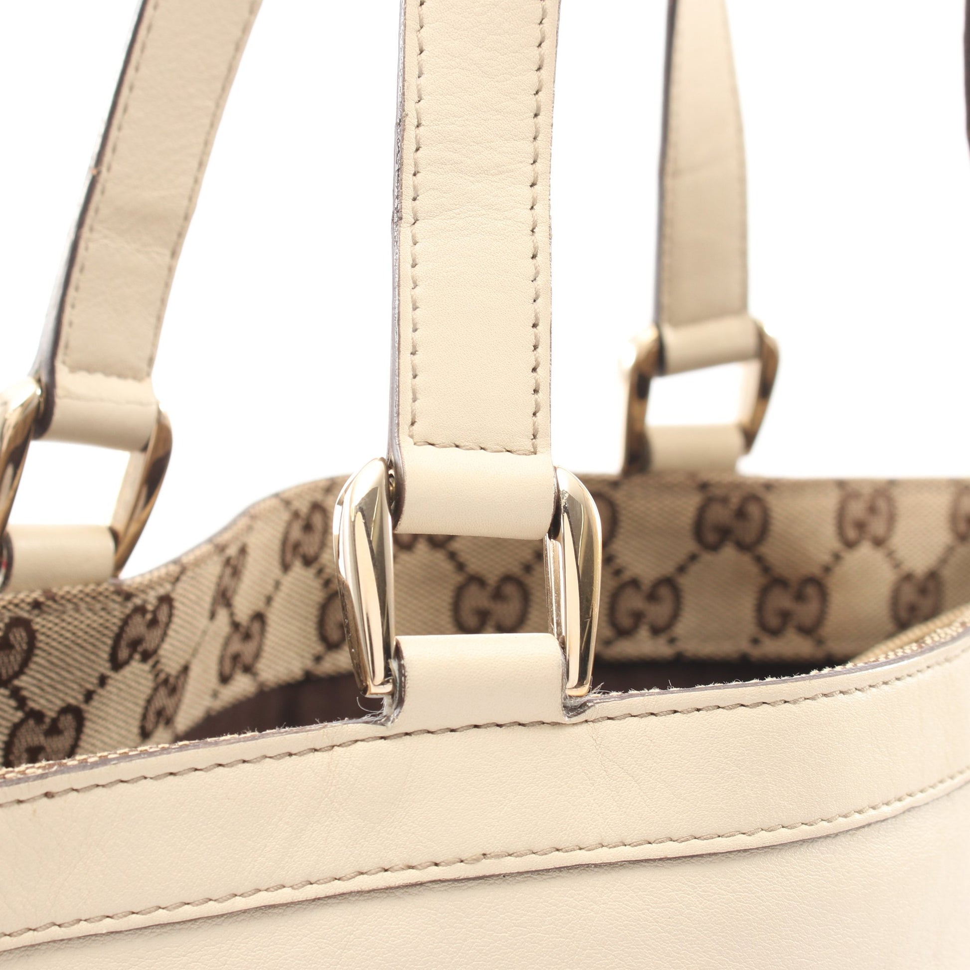 アビー ハンドバッグ トートバッグ レザー アイボリー グッチ バッグ GUCCI