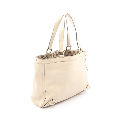 アビー ハンドバッグ トートバッグ レザー アイボリー グッチ バッグ GUCCI