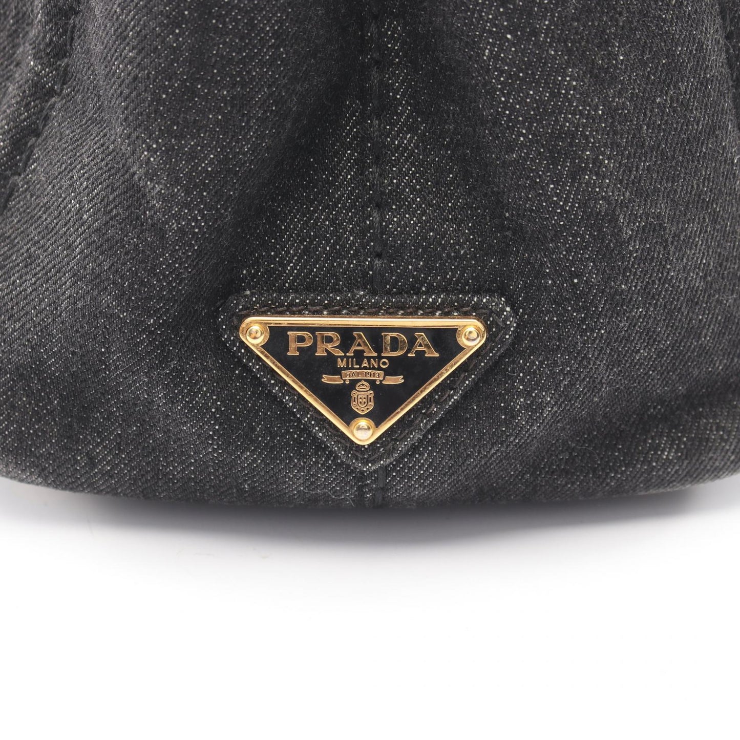 CANAPA カナパ 2WAY ハンドバッグ トートバッグ デニム ブラック プラダ バッグ PRADA