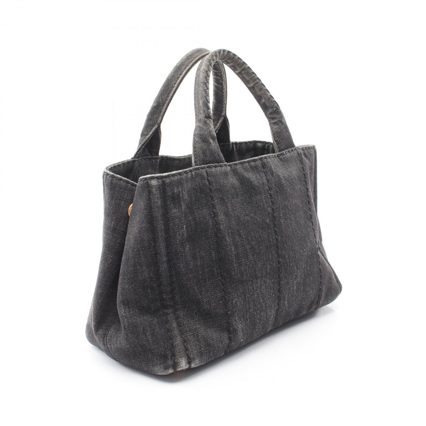 CANAPA カナパ 2WAY ハンドバッグ トートバッグ デニム ブラック プラダ バッグ PRADA