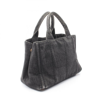 CANAPA カナパ 2WAY ハンドバッグ トートバッグ デニム ブラック プラダ バッグ PRADA
