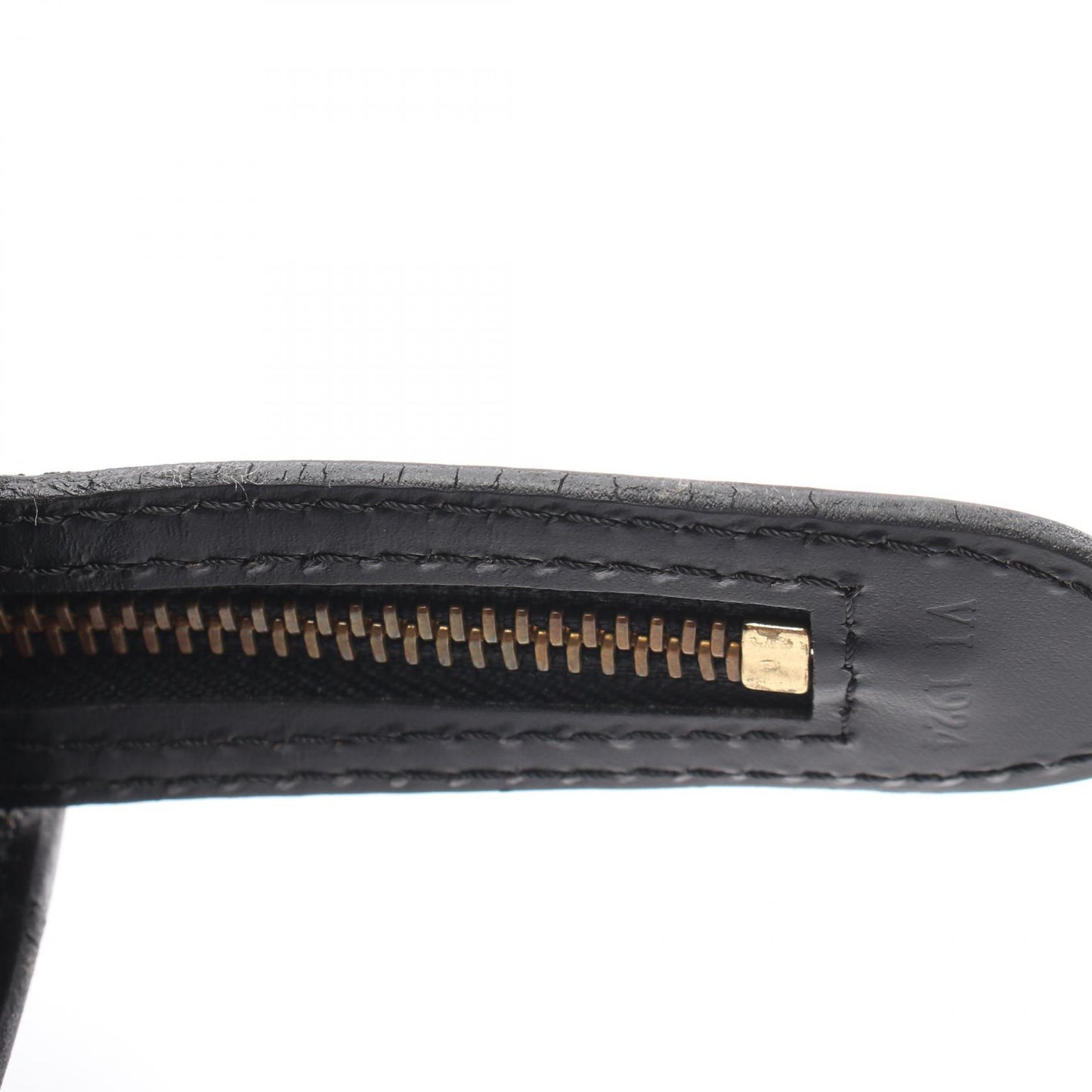 サンジャック エピ ノワール ハンドバッグ レザー ブラック ルイヴィトン バッグ LOUIS VUITTON