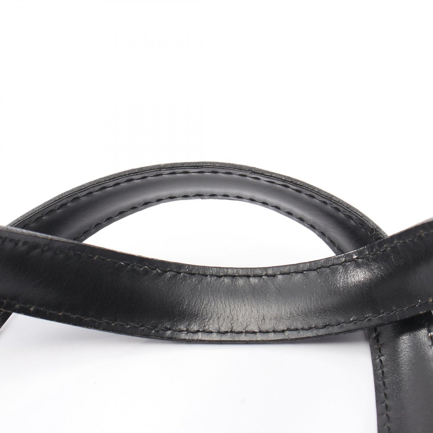 サンジャック エピ ノワール ハンドバッグ レザー ブラック ルイヴィトン バッグ LOUIS VUITTON