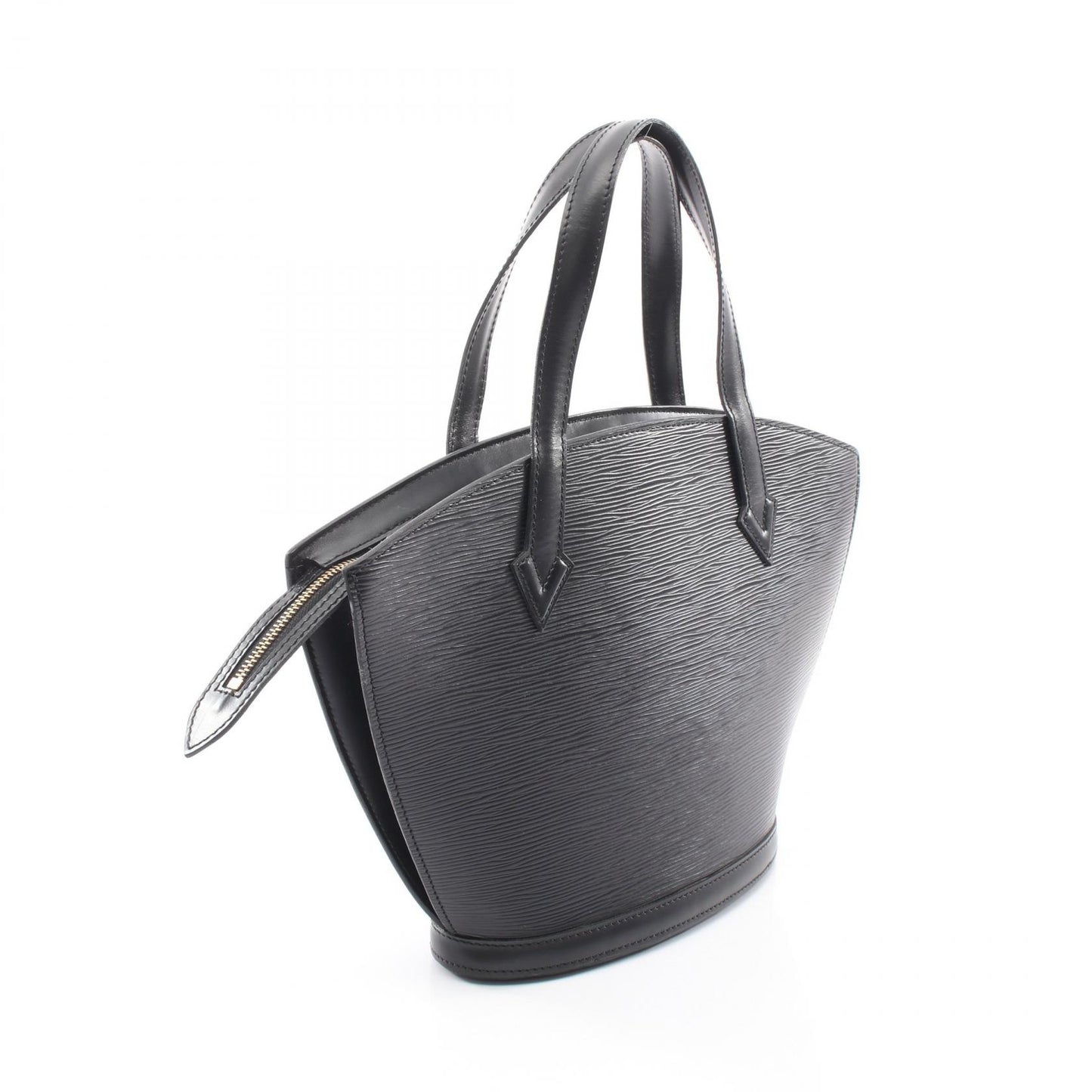 サンジャック エピ ノワール ハンドバッグ レザー ブラック ルイヴィトン バッグ LOUIS VUITTON