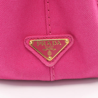 CANAPA カナパ ミニ ハンドバッグ トートバッグ キャンバス ピンク プラダ バッグ PRADA