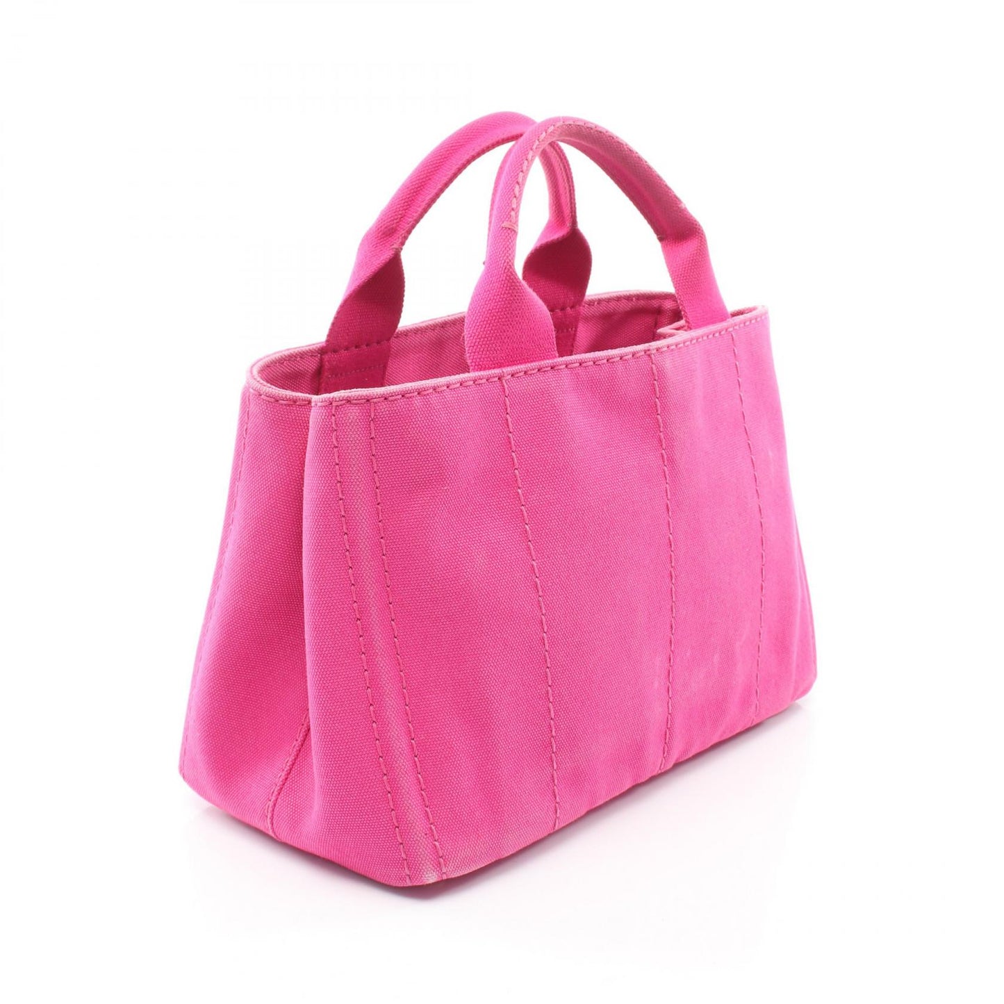 CANAPA カナパ ミニ ハンドバッグ トートバッグ キャンバス ピンク プラダ バッグ PRADA