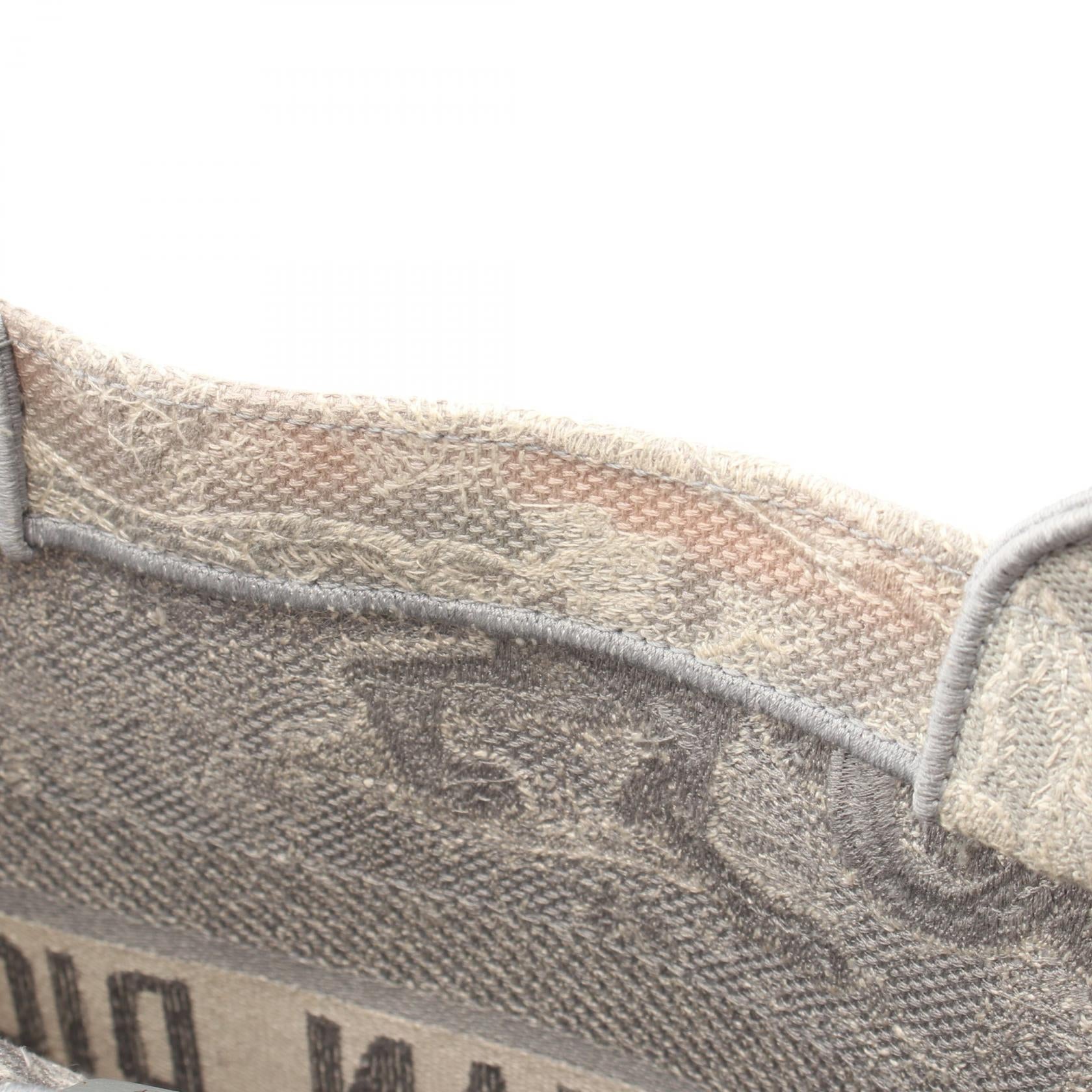 BOOK TOTE ブックトート ミディアム トワル ドゥ ジュイ ハンドバッグ トートバッグ キャンバス オフホワイト ライトグレー クリスチャンディオール バッグ Christian Dior