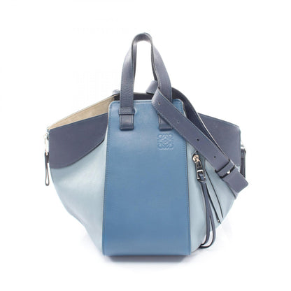 HAMMOCK SMALL ハンモック スモール 2WAY ハンドバッグ レザー ブルーグレー ブルー ネイビー ロエベ バッグ LOEWE