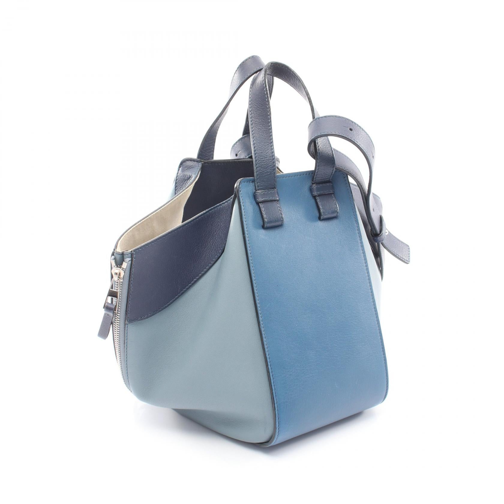 HAMMOCK SMALL ハンモック スモール 2WAY ハンドバッグ レザー ブルーグレー ブルー ネイビー ロエベ バッグ LOEWE