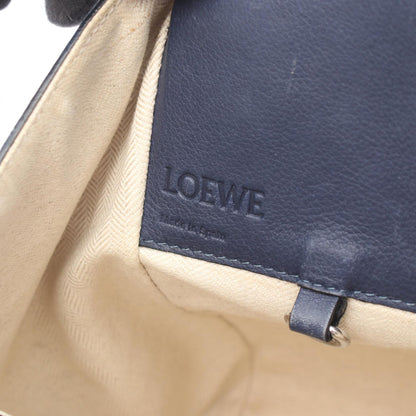 HAMMOCK SMALL ハンモック スモール 2WAY ハンドバッグ レザー ブルーグレー ブルー ネイビー ロエベ バッグ LOEWE