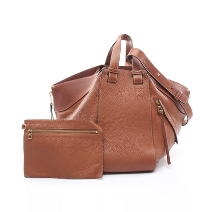 HAMMOCK MEDIUM ハンモック ミディアム 2WAY ハンドバッグ レザー ブラウン ロエベ バッグ LOEWE