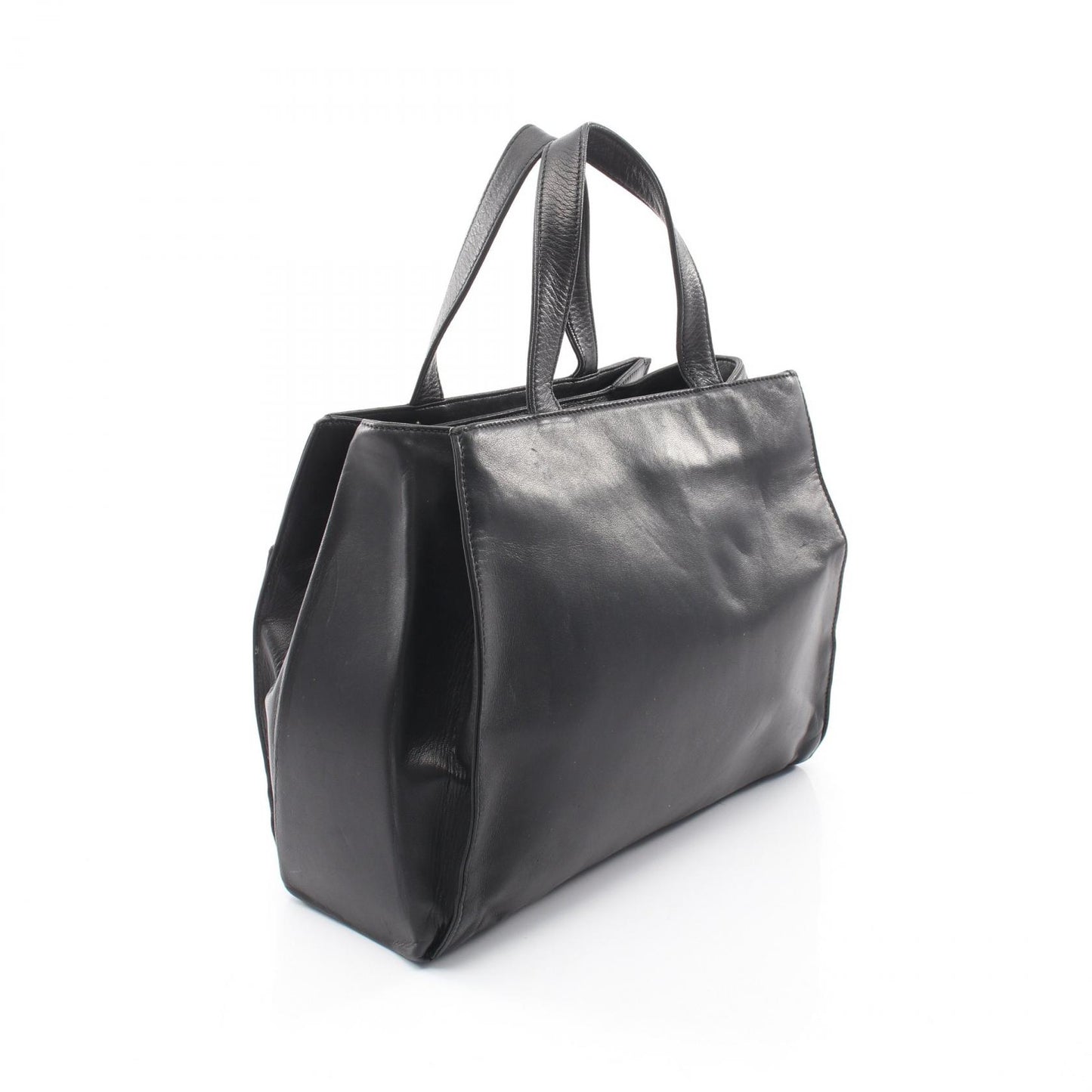 アナグラム 2WAY ハンドバッグ レザー ブラック ロエベ バッグ LOEWE
