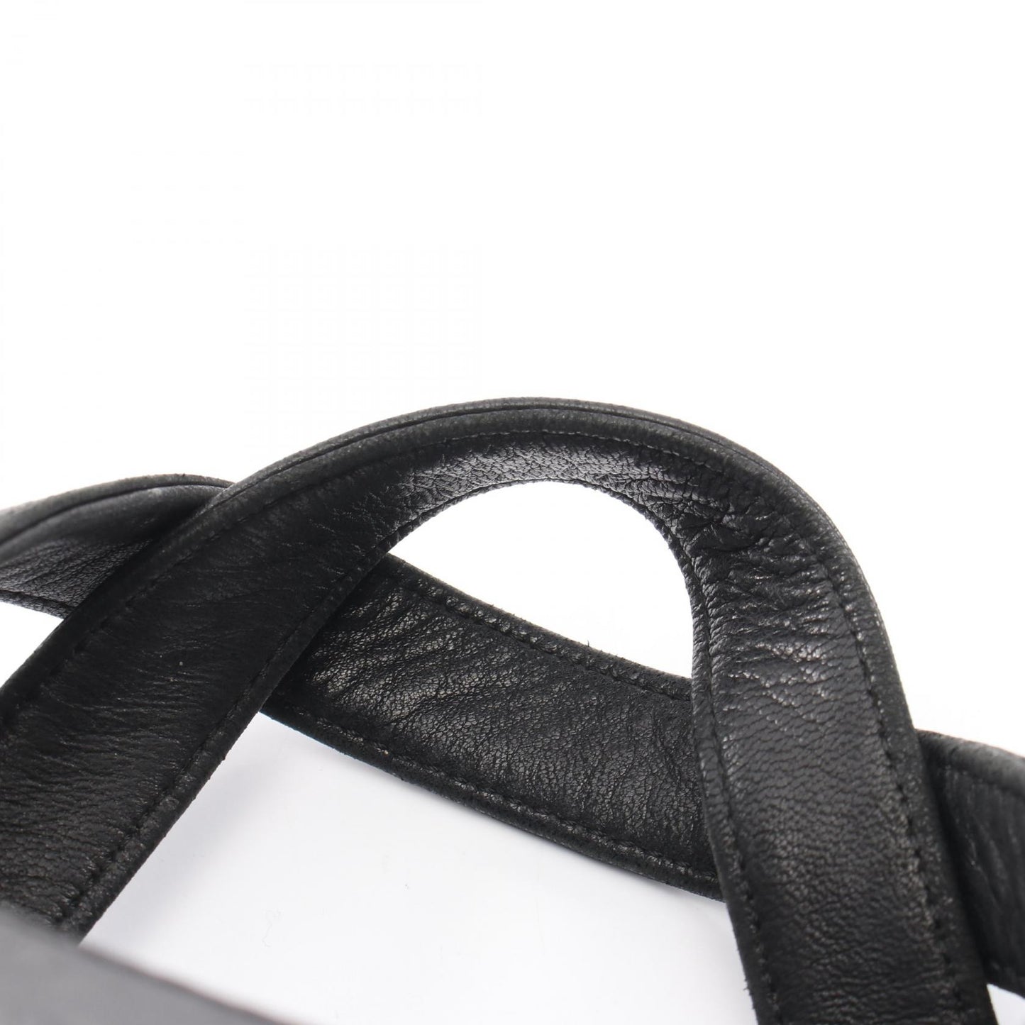 アナグラム 2WAY ハンドバッグ レザー ブラック ロエベ バッグ LOEWE