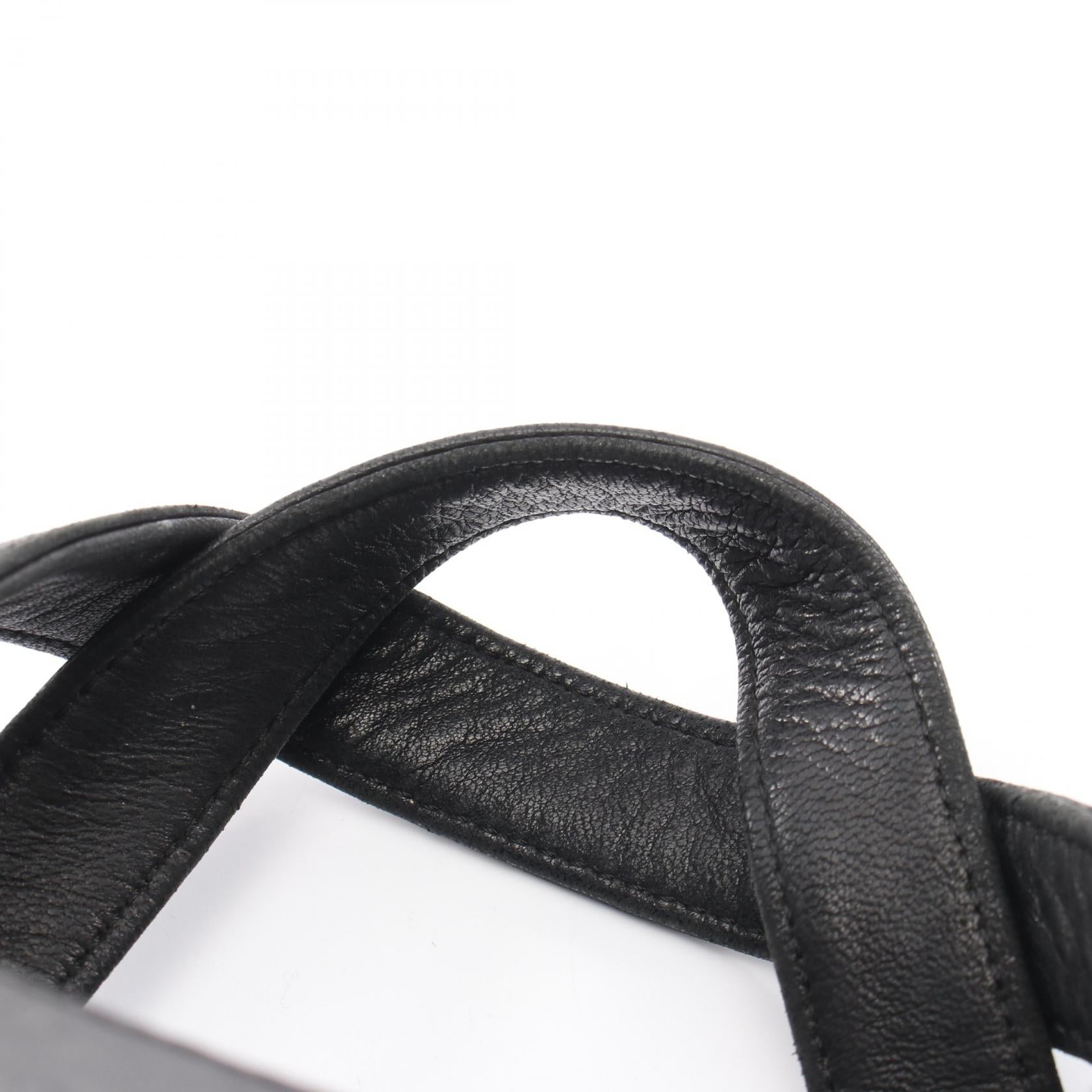 アナグラム 2WAY ハンドバッグ レザー ブラック ロエベ バッグ LOEWE