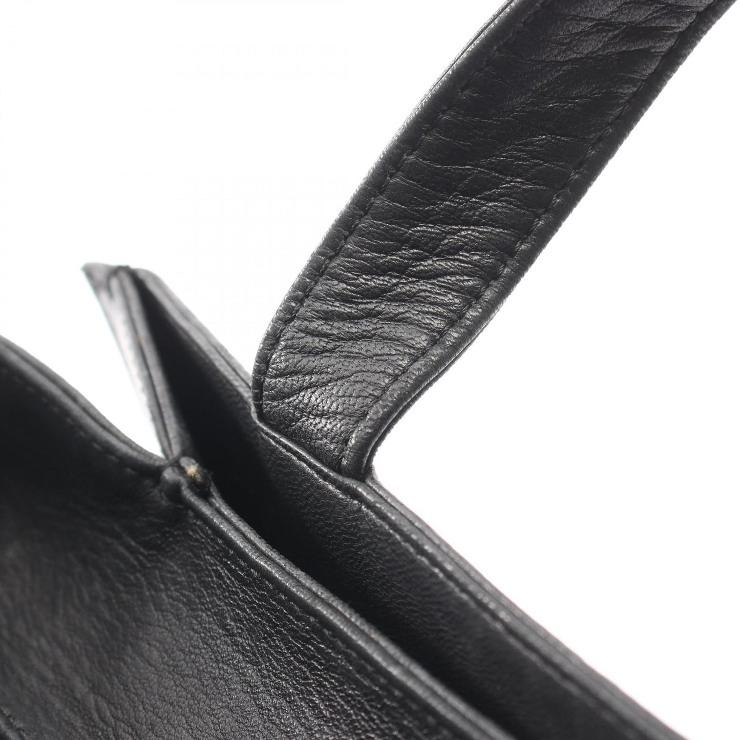 アナグラム 2WAY ハンドバッグ レザー ブラック ロエベ バッグ LOEWE