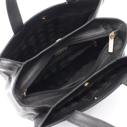 アナグラム 2WAY ハンドバッグ レザー ブラック ロエベ バッグ LOEWE