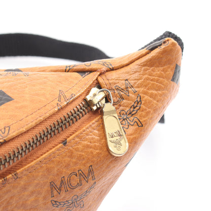 ヴィセトス ボディバッグ ウエストバッグ レザー ブラウン エムシーエム バッグ MCM
