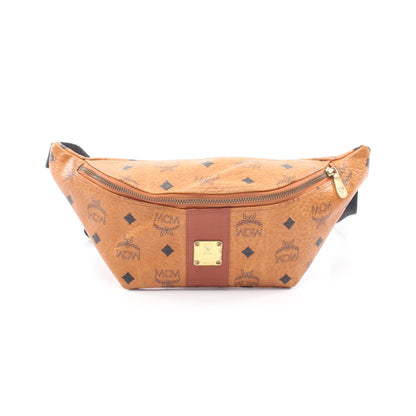 ヴィセトス ボディバッグ ウエストバッグ レザー ブラウン エムシーエム バッグ MCM