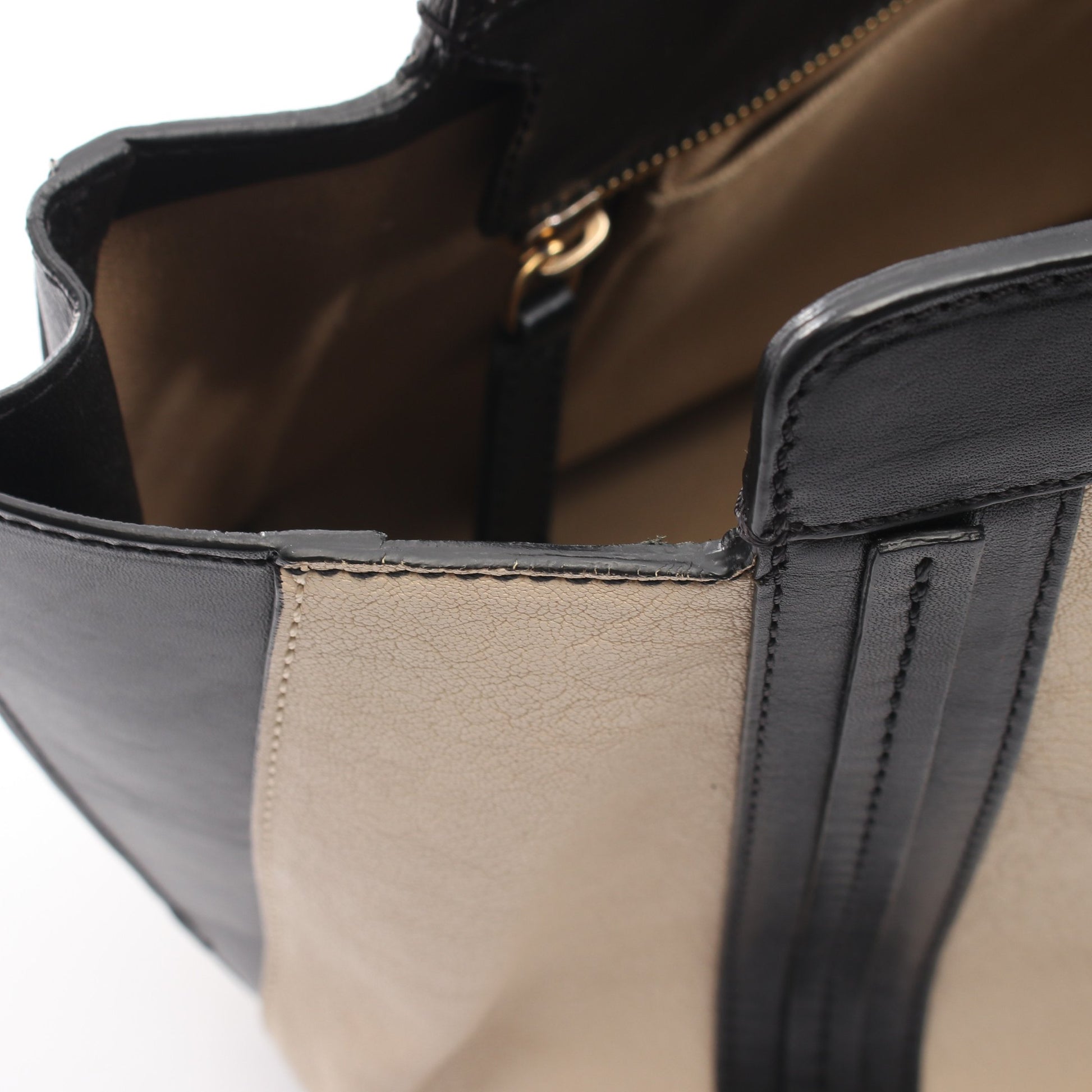 アリソン ハンドバッグ トートバッグ レザー ベージュ ブラック クロエ バッグ Chloe