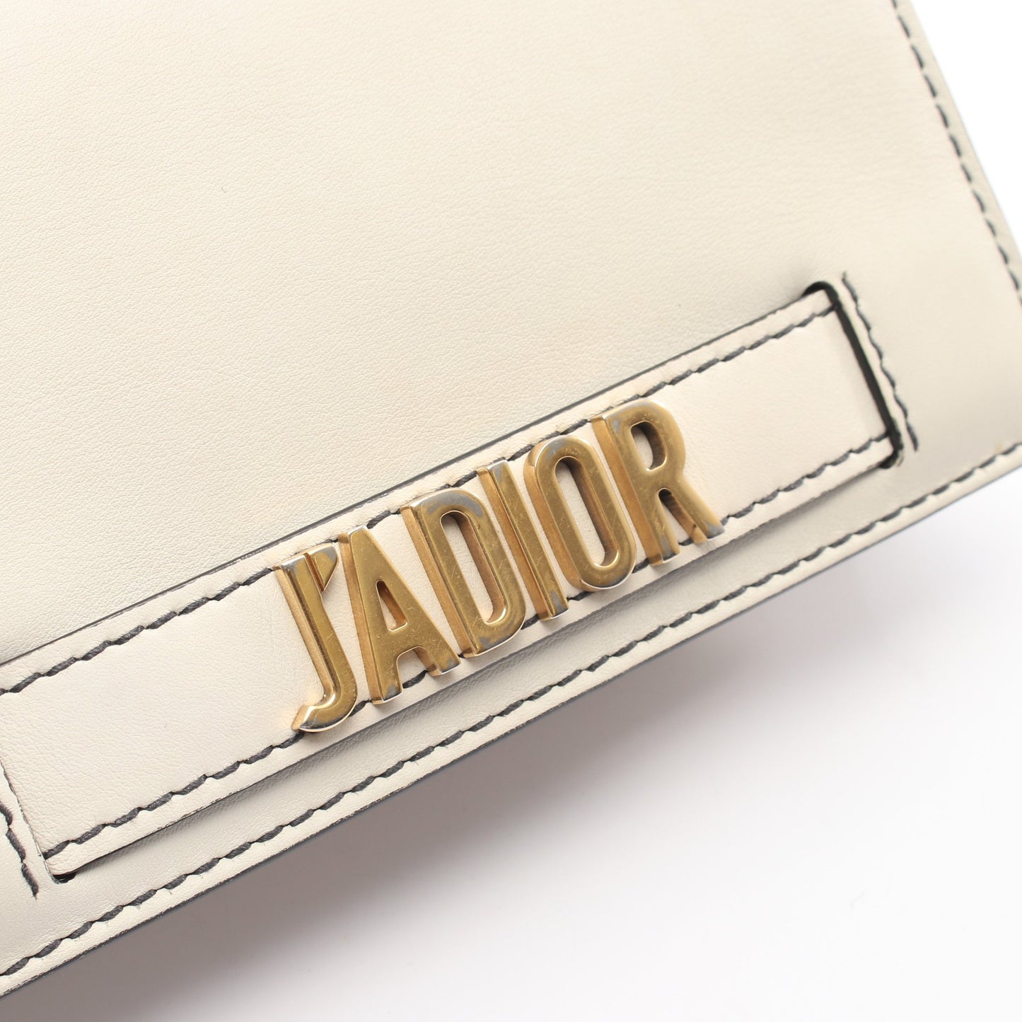 J'ADIOR ジャディオール チェーンウォレット レザー ホワイト クリスチャンディオール バッグ Christian Dior