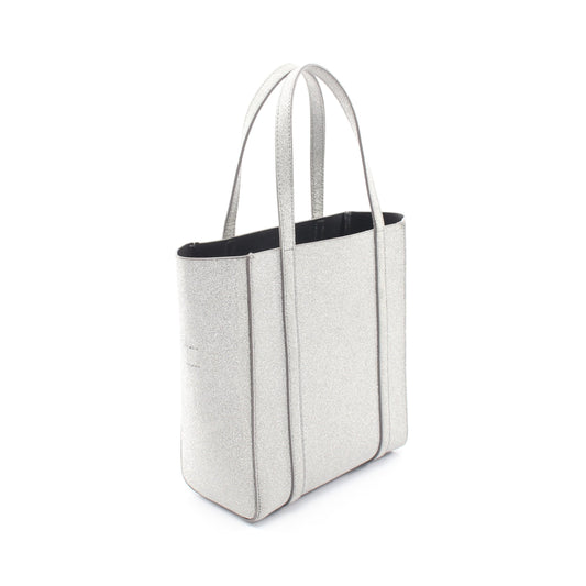 EVERYDAY XXS エブリデイ 2WAY ハンドバッグ トートバッグ レザー シルバー バレンシアガ バッグ BALENCIAGA