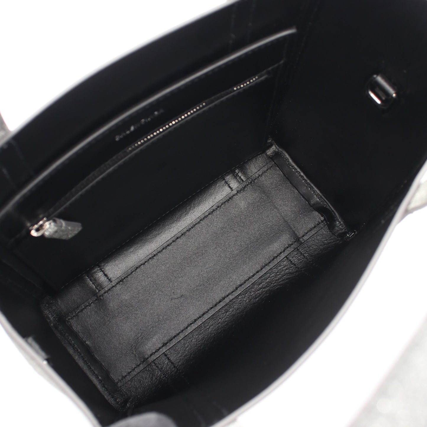 EVERYDAY XXS エブリデイ 2WAY ハンドバッグ トートバッグ レザー シルバー バレンシアガ バッグ BALENCIAGA