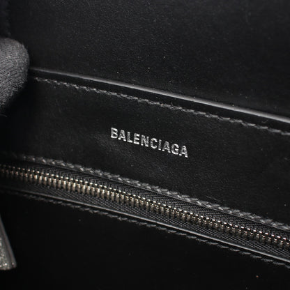 EVERYDAY XXS エブリデイ 2WAY ハンドバッグ トートバッグ レザー シルバー バレンシアガ バッグ BALENCIAGA