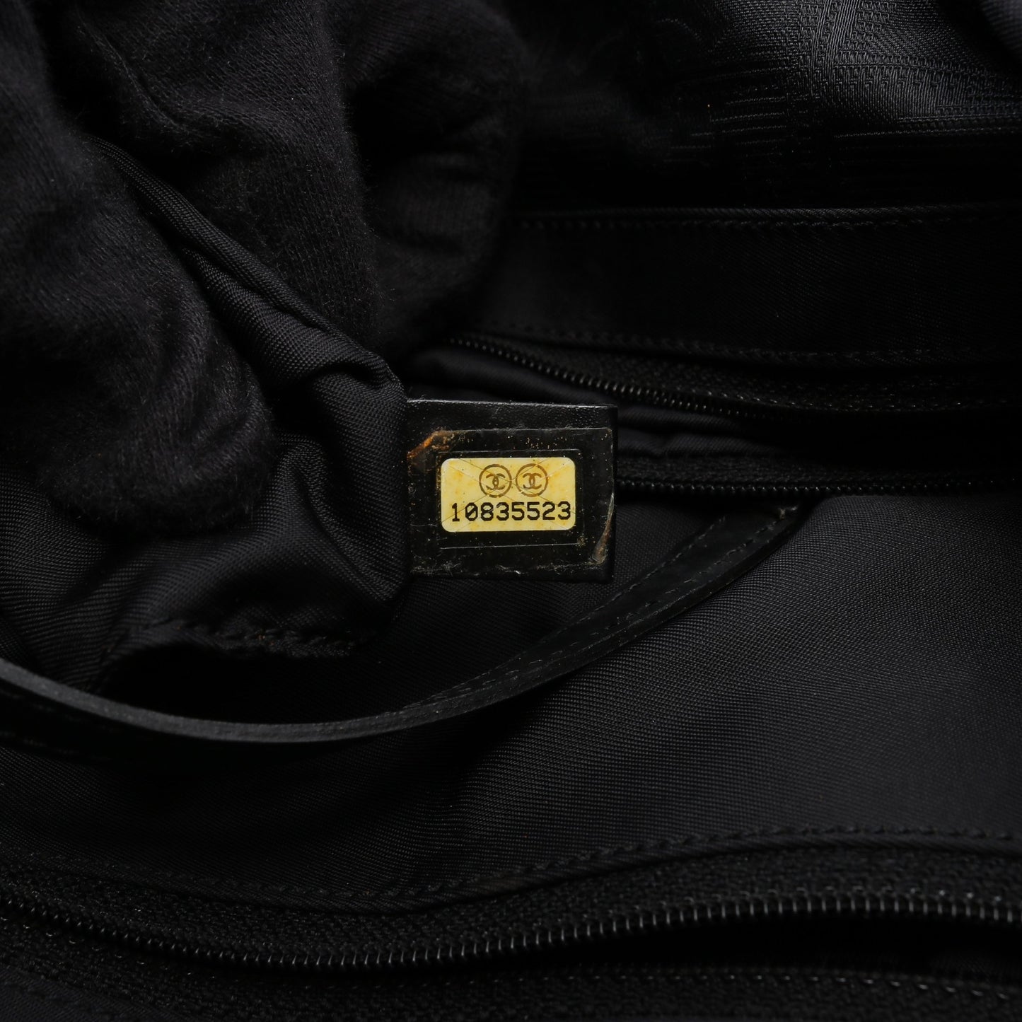 ニュートラベルラインMM ハンドバッグ トートバッグ ナイロンキャンバス レザー ブラック ゴールド金具 シャネル バッグ CHANEL