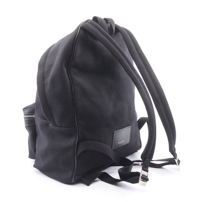 バックパック リュックサック キャンバス レザー ブラック サンローランパリ バッグ SAINT LAURENT PARIS