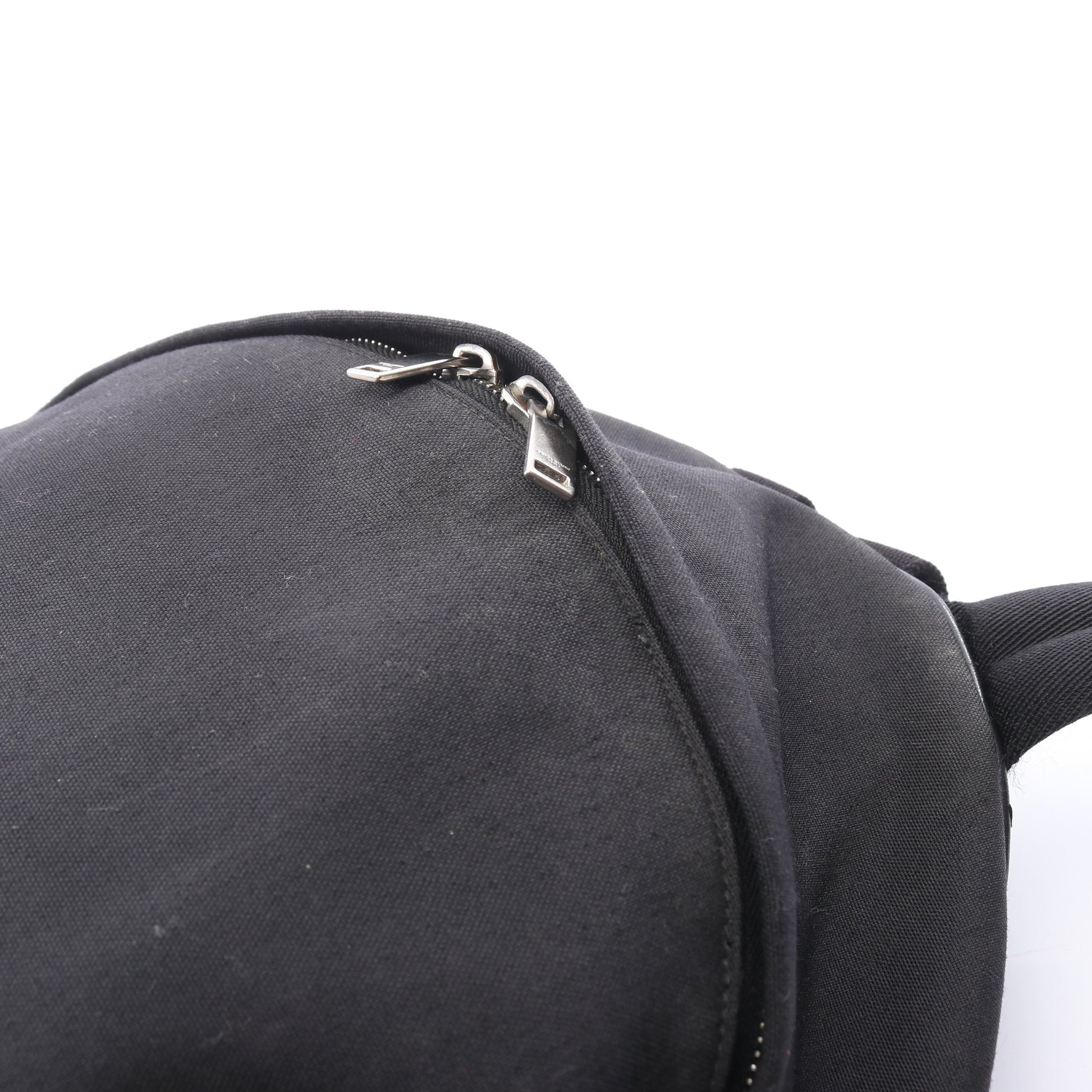 バックパック リュックサック キャンバス レザー ブラック サンローランパリ バッグ SAINT LAURENT PARIS