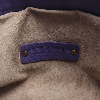 イントレチャート ショルダーバッグ レザー パープル ボッテガヴェネタ バッグ BOTTEGA VENETA