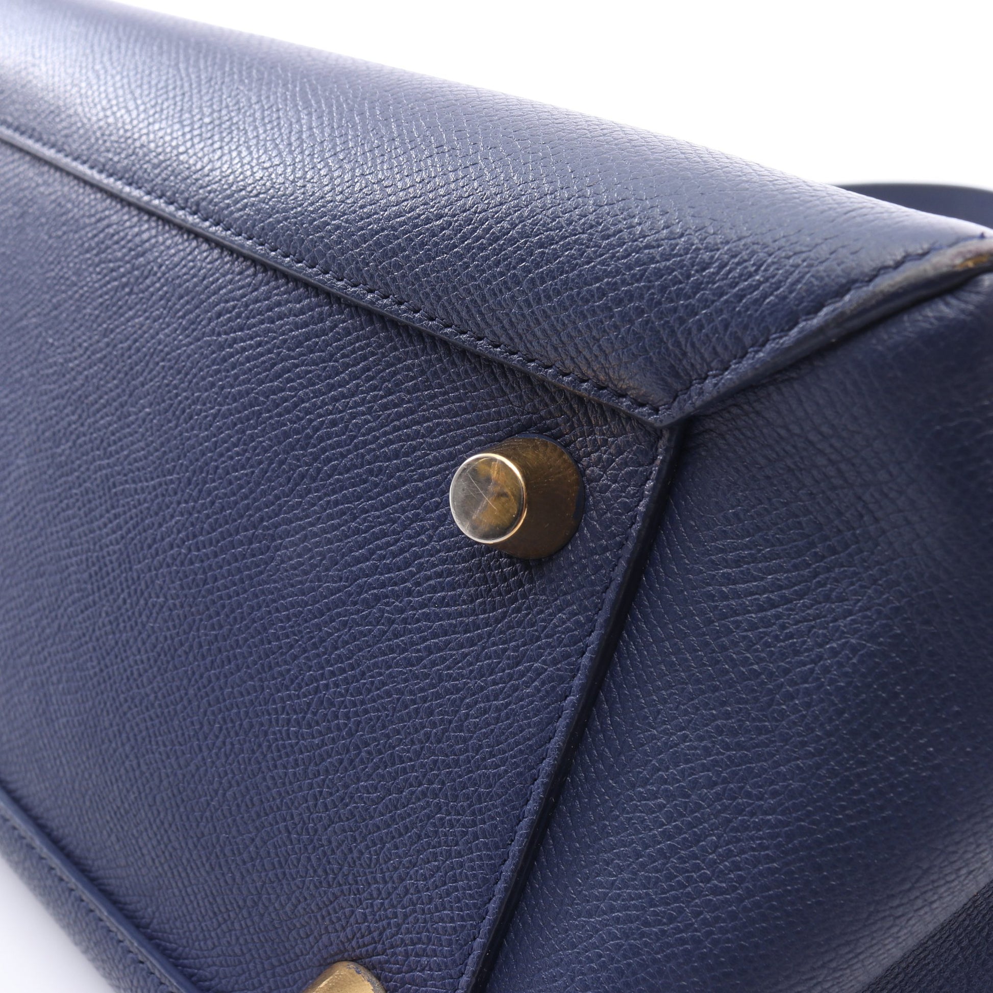BELT BAG MINI ベルトバッグ ミニ ハンドバッグ レザー ダークブルー セリーヌ バッグ CELINE