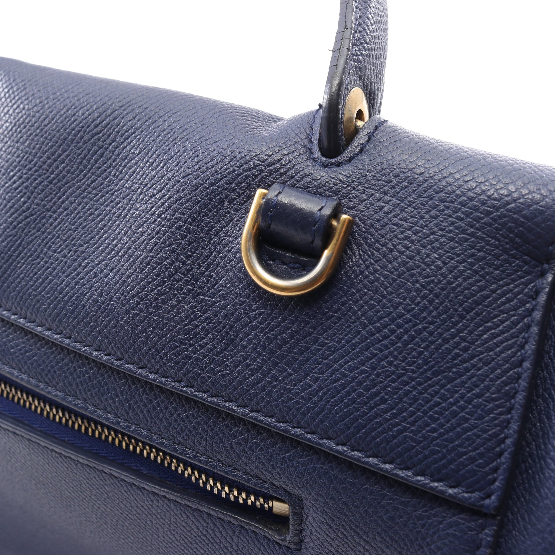 BELT BAG MINI ベルトバッグ ミニ ハンドバッグ レザー ダークブルー セリーヌ バッグ CELINE