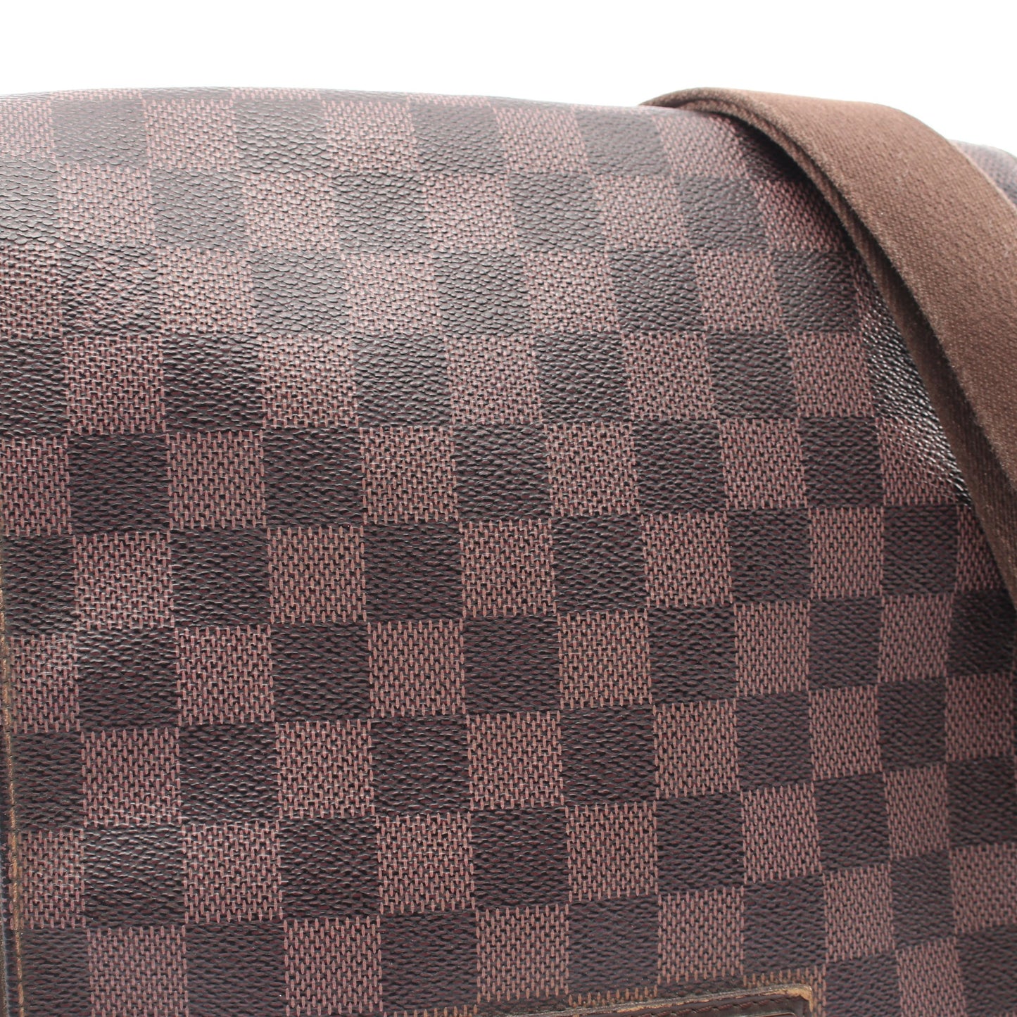 ブルックリンPM ダミエエベヌ ショルダーバッグ PVC レザー ブラウン ルイヴィトン バッグ LOUIS VUITTON