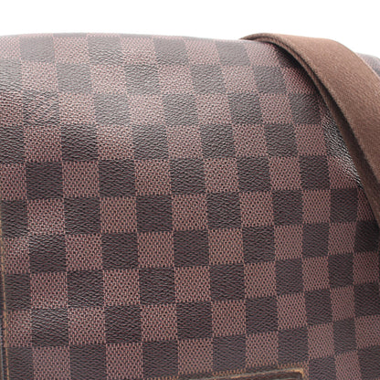 ブルックリンPM ダミエエベヌ ショルダーバッグ PVC レザー ブラウン ルイヴィトン バッグ LOUIS VUITTON
