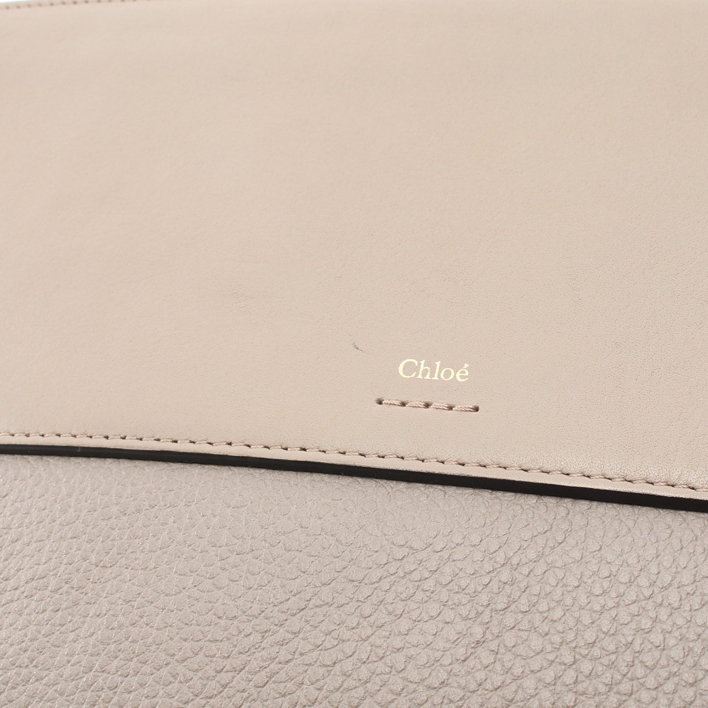 クラッチバッグ レザー グレーベージュ クロエ バッグ Chloe