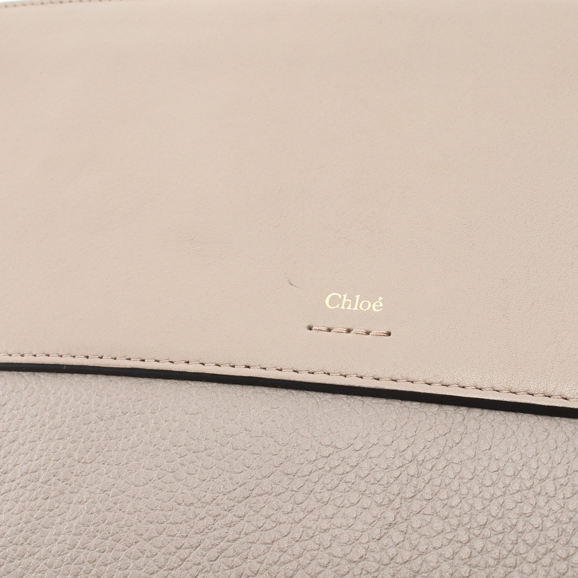 クラッチバッグ レザー グレーベージュ クロエ バッグ Chloe
