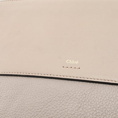 クラッチバッグ レザー グレーベージュ クロエ バッグ Chloe